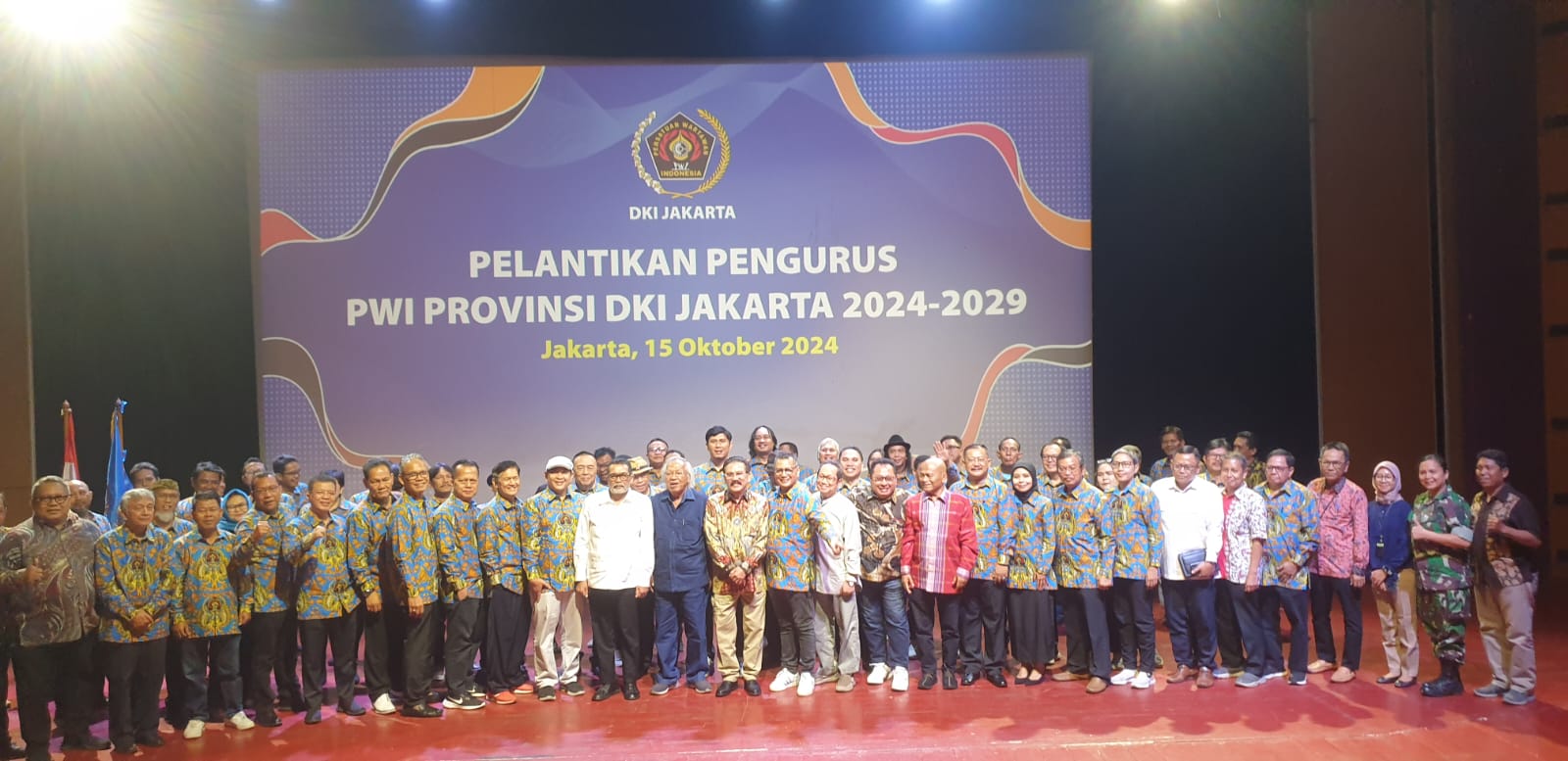 Kesit Budi Handoyo Resmi Dilantik Sebagai Ketua PWI DKI Jakarta 2024-2029