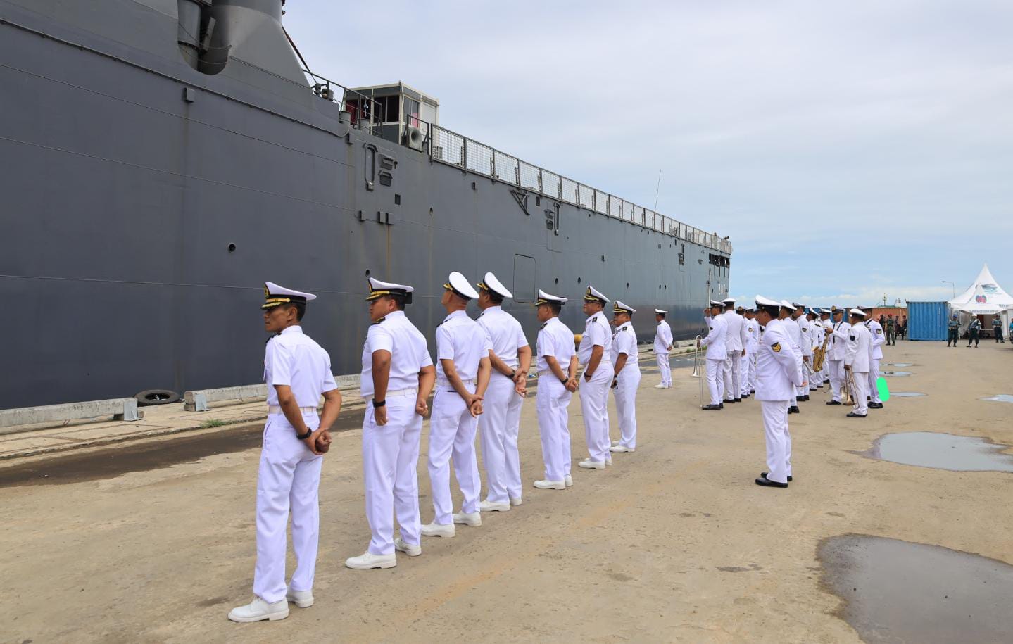 LANTAMAL III JAKARTA MELEPAS KEBERANGKATAN KAPAL PERANG ANGKATAN LAUT SINGAPURA RSS ENDURANCE (207)