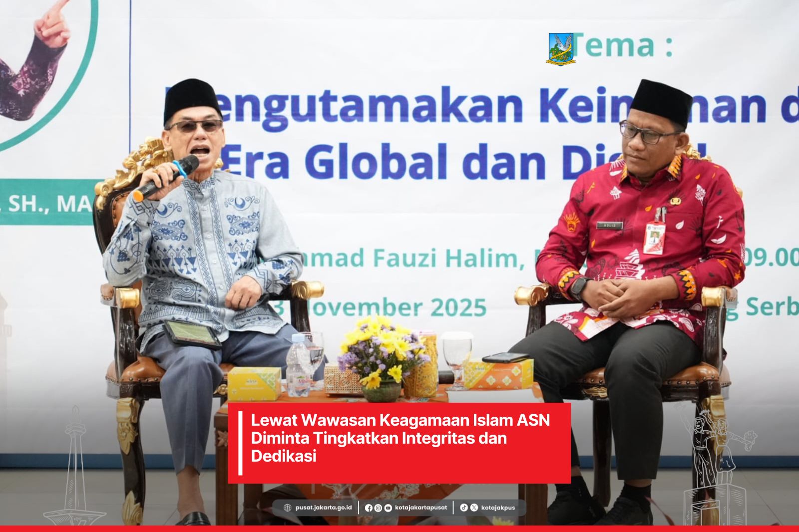 Lewat Wawasan Keagamaan Islam ASN Diminta Tingkatkan Integritas dan Dedikasi