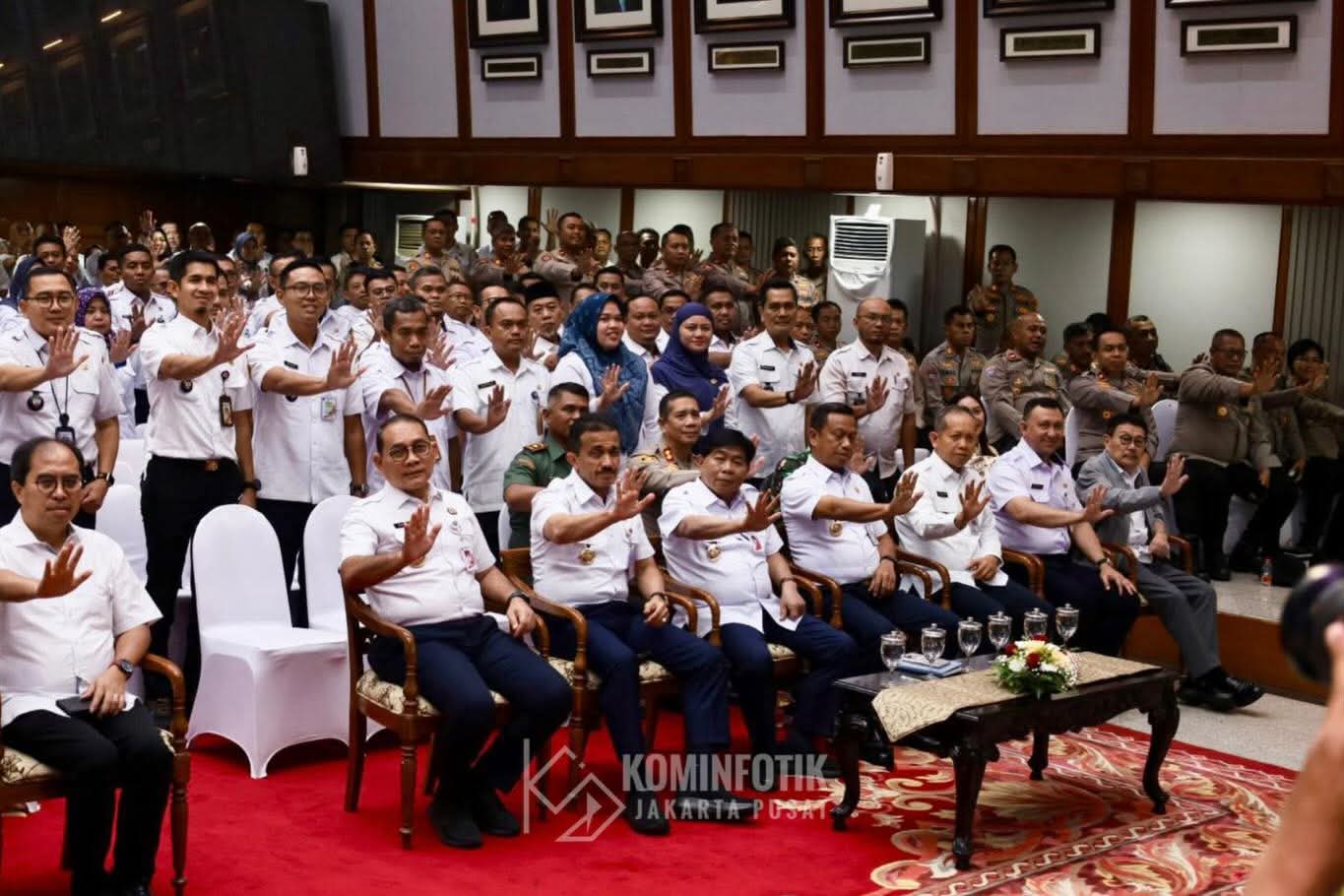 Pemkot Jakpus Hadiri Town Hall Jaga Jakarta, Sinergi Lintas Sektor Diperkuat